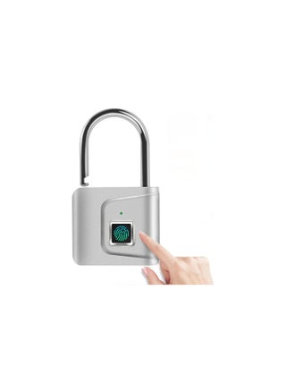 Fingerprint Padlock, Smart Lock, No Key Required, Only Need Fingerprint to Unlock, Easy to Carry, USB Charging, for Home, Offices, Bicycle, Backpacks - pzsku/ZE0AC886A50EF5E573E10Z/45/1751013751/6f7b3ef0-bcab-4384-ae39-7c3444e5920c