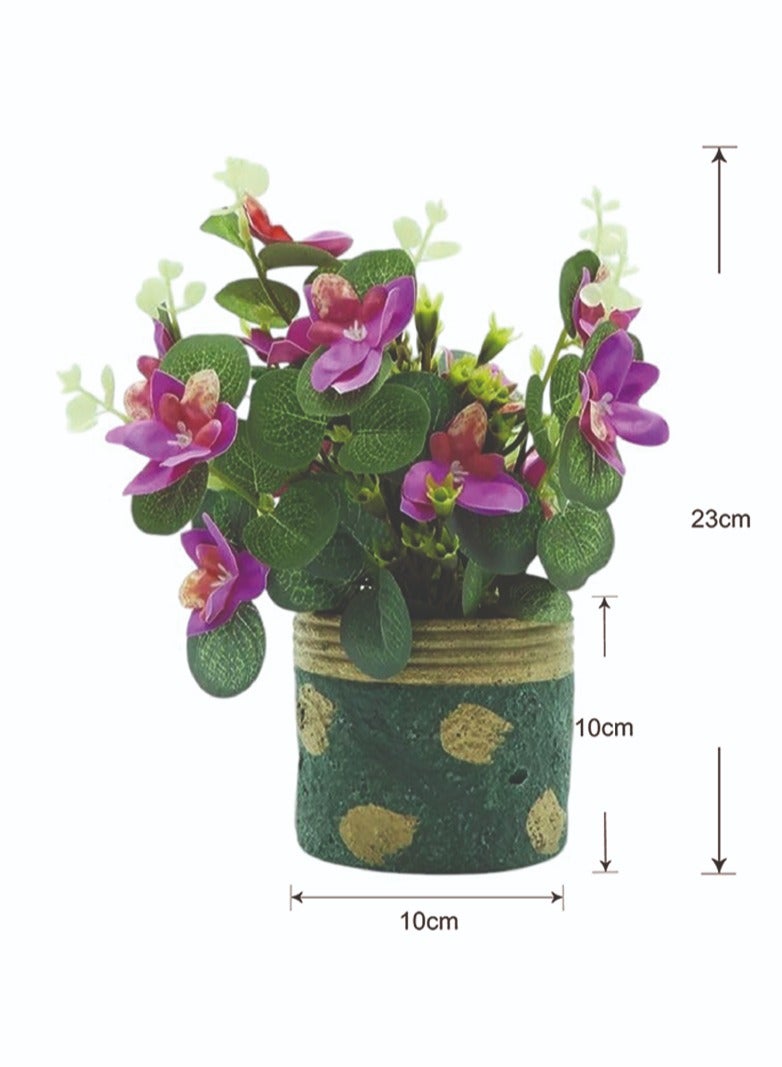 Purple Begonia Flower For Home Decor 23x10x10