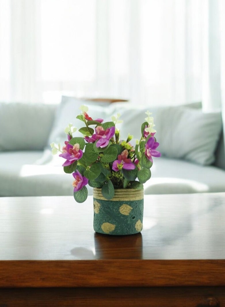 Purple Begonia Flower For Home Decor 23x10x10