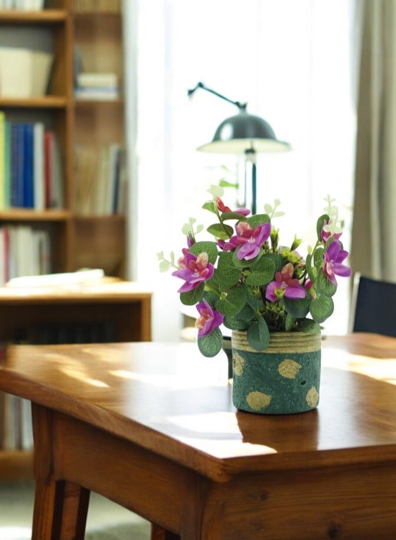 Purple Begonia Flower For Home Decor 23x10x10