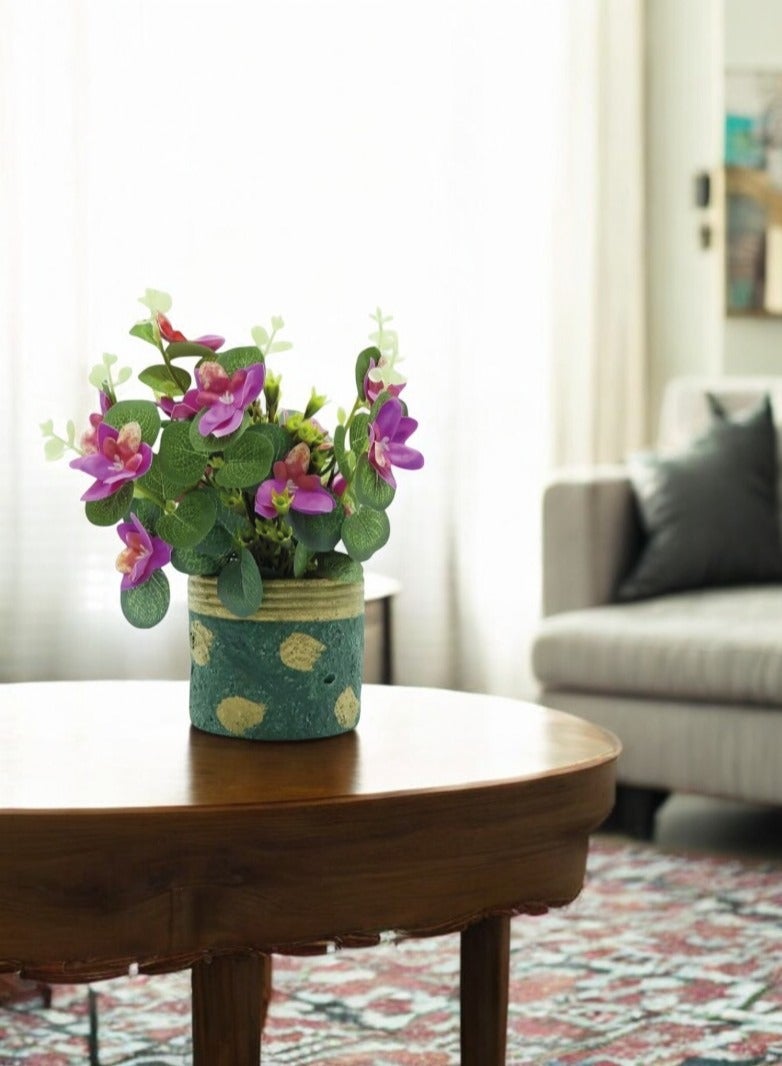 Purple Begonia Flower For Home Decor 23x10x10