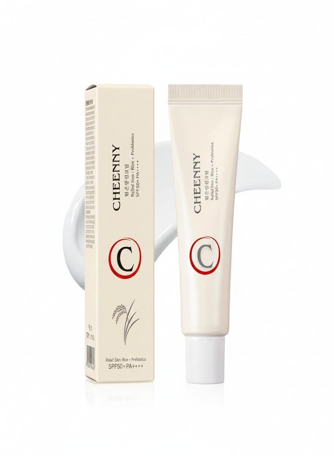 CHEENNY® Beauty of Korean Sunscreen SPF 50 PA+++ Relief Sun (50ml) | Moisturizing with Broad Spectrum, Light Weight Sunscreen For All Skin Types (Relief Sun Rice 50ml) - Image 1