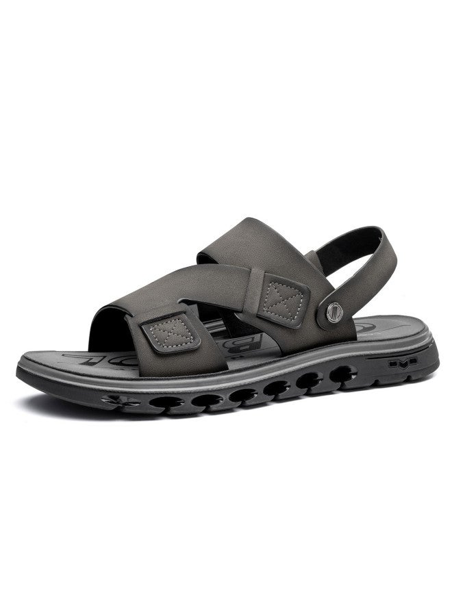 Old Man'S Head Men's Sandals 2025 Summer New Style Two-way Slippers Retro Casual Flip Flops - Image 2