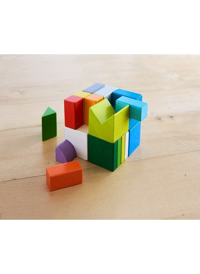 HABA HABA Chromatix Wooden Blocks - 19 Piece Building Block Set - for Children Ages 3+  - Image 5