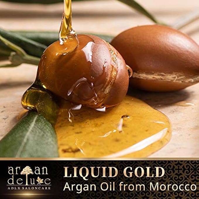 argan de luxe SHAMPOO IN PROFESSIONAL QUALITY 10.1 FL OZ - STRONG CARE WITH ARGAN OIL FOR SMOOTHNESS AND SHINE - Image 2