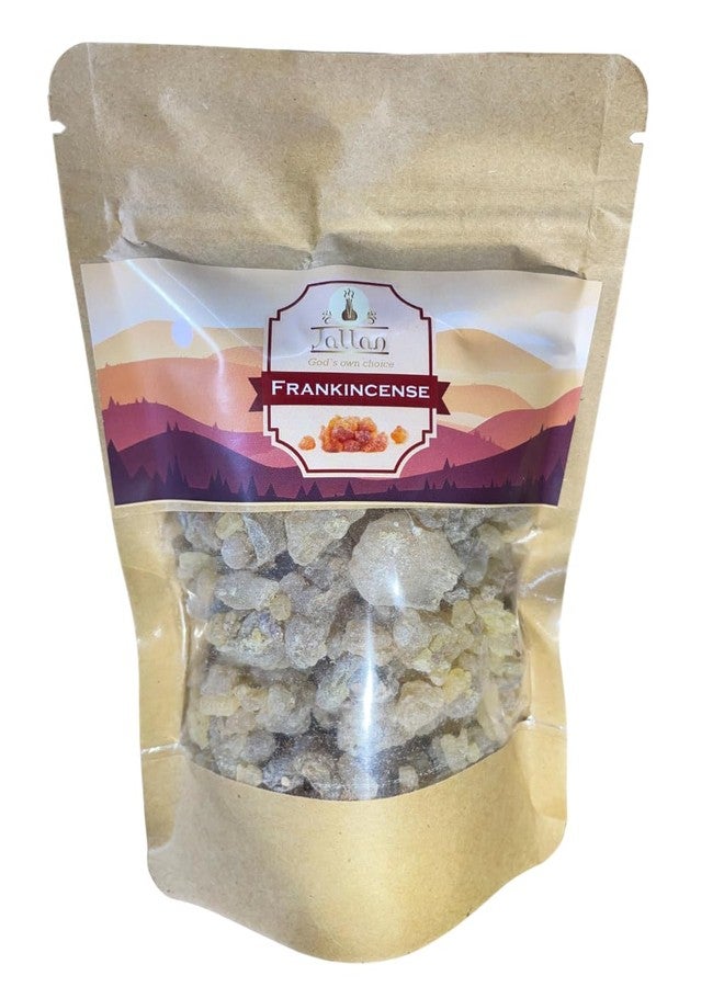 Jallan Pure Frankincense Resin 100g Pack| Monastery Incense| 100% Pure Boswellia Resins| Frankincense Tears| Kunthirikkam. - Image 1