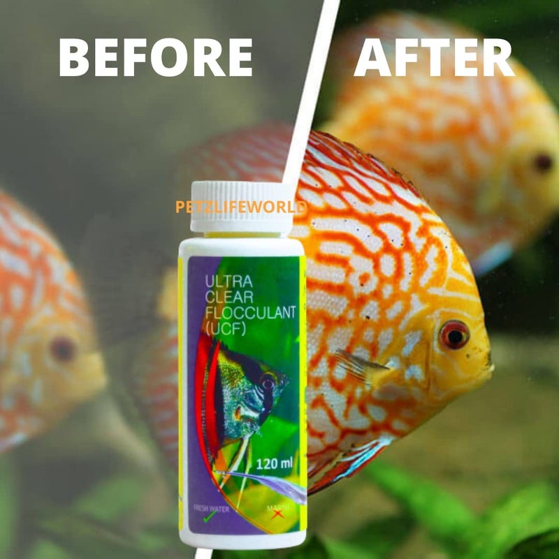 VAYINATO Aquatic Remedies Aquarium Fish Tank Water Clarifier (Ucf) | Quickly Removes Cloudiness | Makes Crystal Clear Fish Tanks (Pack Of 1 (120 Ml)) - Image 3