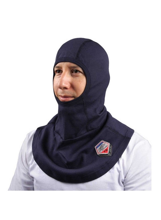 BLACK STALLION Black Stallion - AH1520-NV AH1520 TruGuard 200 Arc Rated FR Cotton Balaclava One S Blue  - Image 2