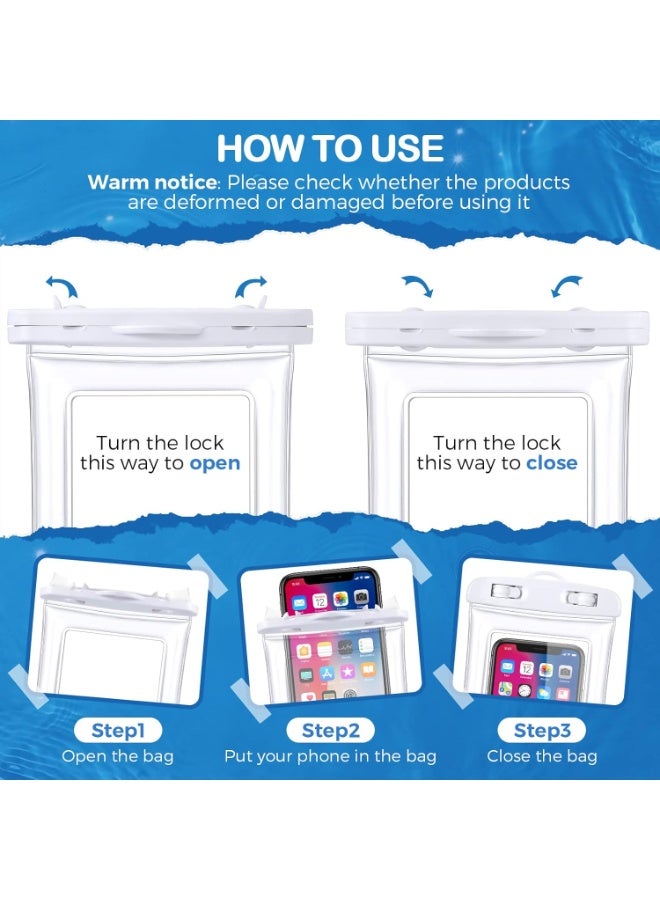 Trendify Mobile Waterproof Case with Touchscreen Functionality – Universal Waterproof Pouch with Neck Strap & Cellphone Dry Bag for Drift, Diving, Swimming – Waterproof Cell Phone Case Bag Fits All Smart Cellphones Up to 7” – Floating, Beach & Outdoor Water Protection - Image 3