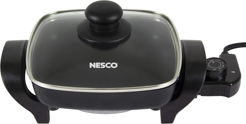 Nesco ES-08, Electric Skillet, Black, 8 inch, 800 watts - Image 1