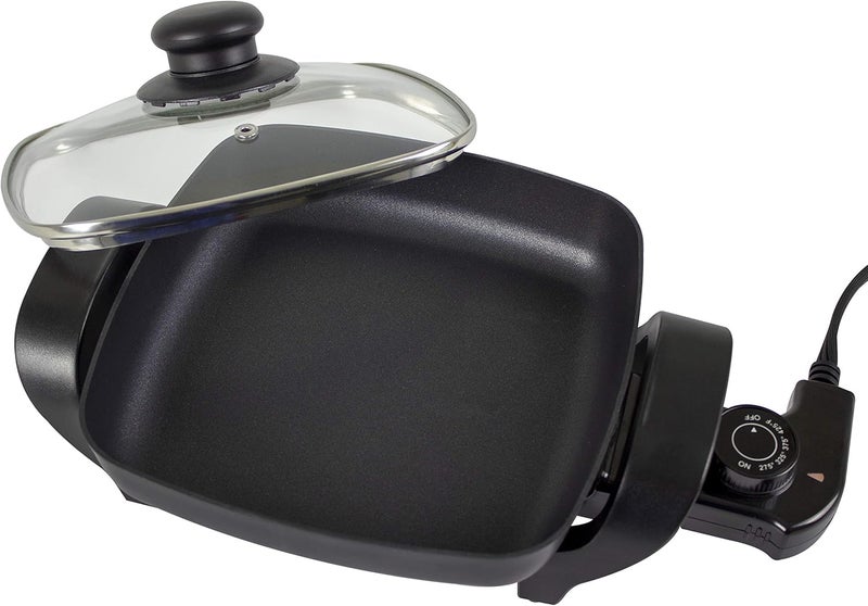 Nesco ES-08, Electric Skillet, Black, 8 inch, 800 watts - Image 2