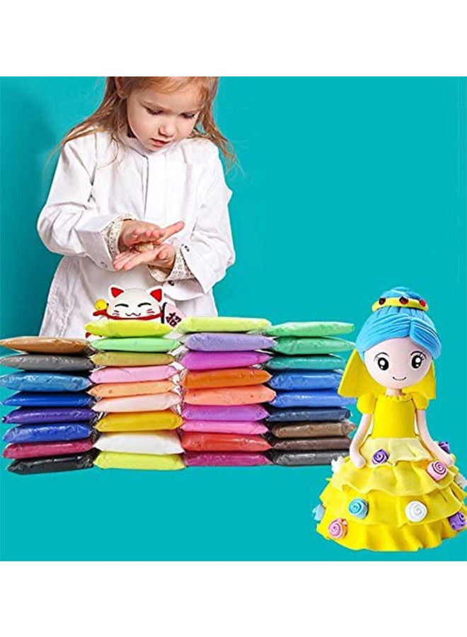 YelaJoy 36 Bright Colour Air Dry Super Light Clay Craft Kit Modelling Clay Artist Studio Toy, Great Gift for Kids - Image 2