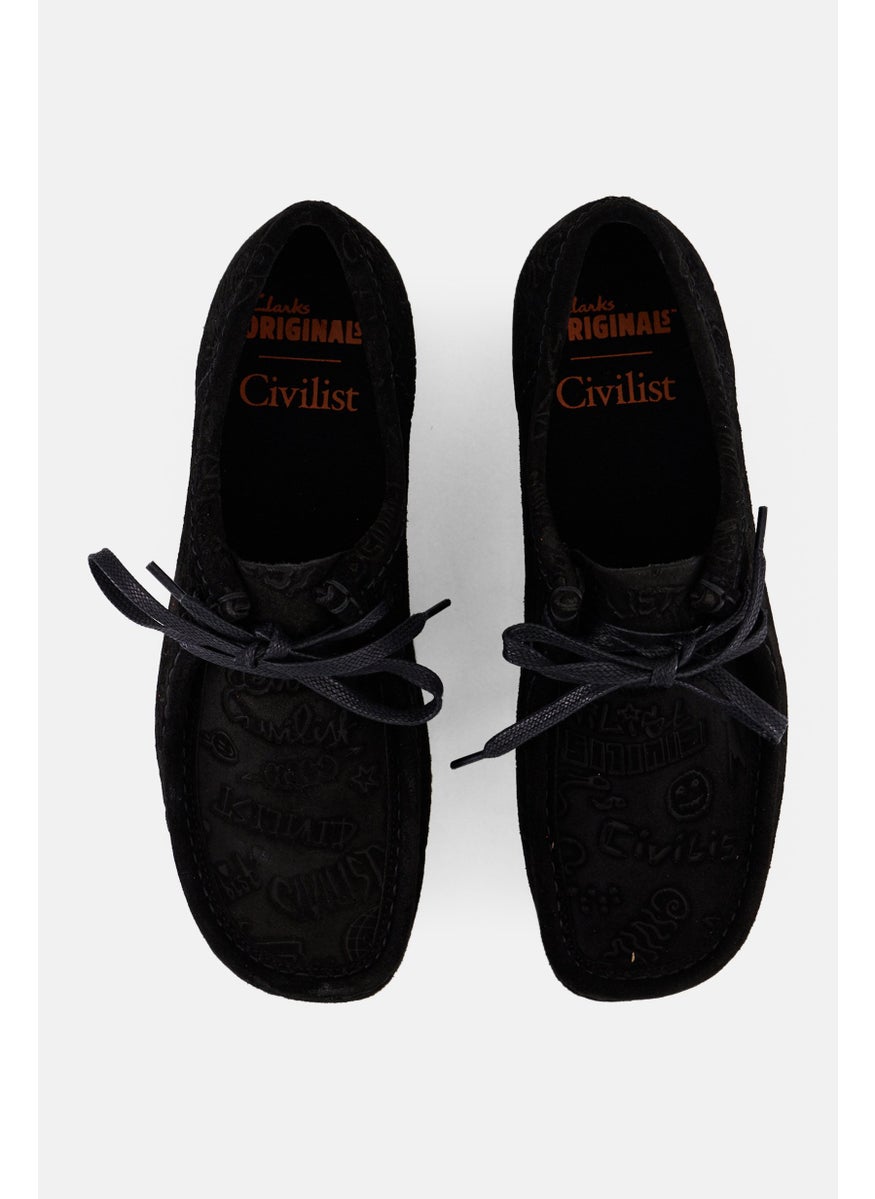 clarks Clarks X Civilist Men Wallabee Lace Up Casual Shoes, Black  - Image 3