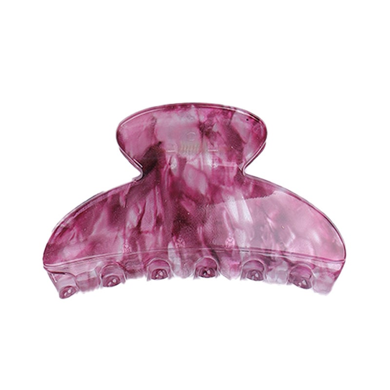 Generic New Oil Painting Hair Claw Large Capacityshell drop ink purple shell drop ink purple