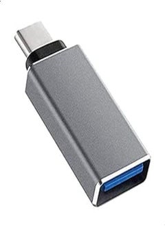 keendex Keendex kx2359 otg male type-c usb 3.1 to female usb 3.0 converter cable - gray and white 