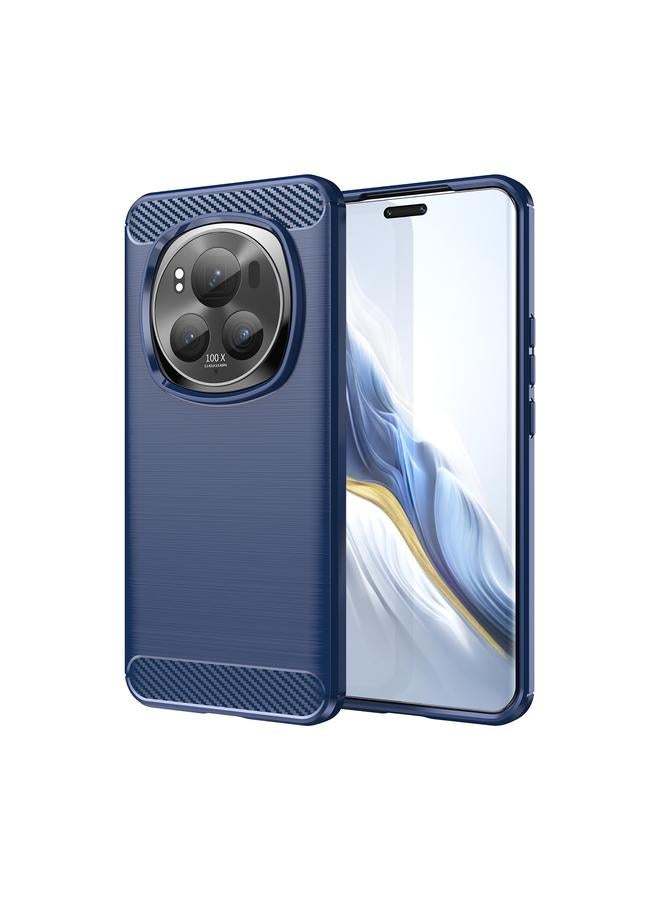 S-TOP Case For Honor Magic 6 Pro Carbon Fiber Brushed Texture TPU Phone Case - Image 1