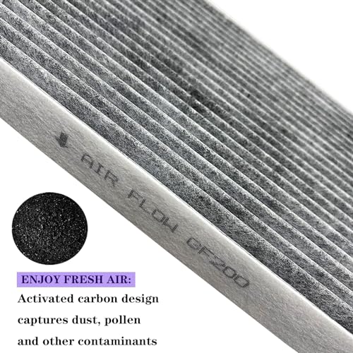 GFDHJFB GF200 Cabin Air Filter for 2018-2022 Hyundai Accent, Elantra 2017-2020, Elantra GT 2018-2020, Forte 2019-2024, Forte 5 2020-2024, Rio 2018-2023, Replace# 97133-F2000 - Image 3