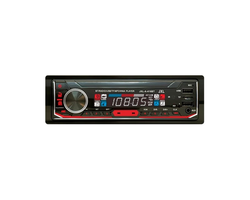 JXL-416BT Car Stereo 220W Universal Fit Single Din Mp3 Car Stereo with Dual USB Ports/Bluetooth/Hands Free Calling/FM/AUX Input/SD Card Slot & Remote Control - Image 5