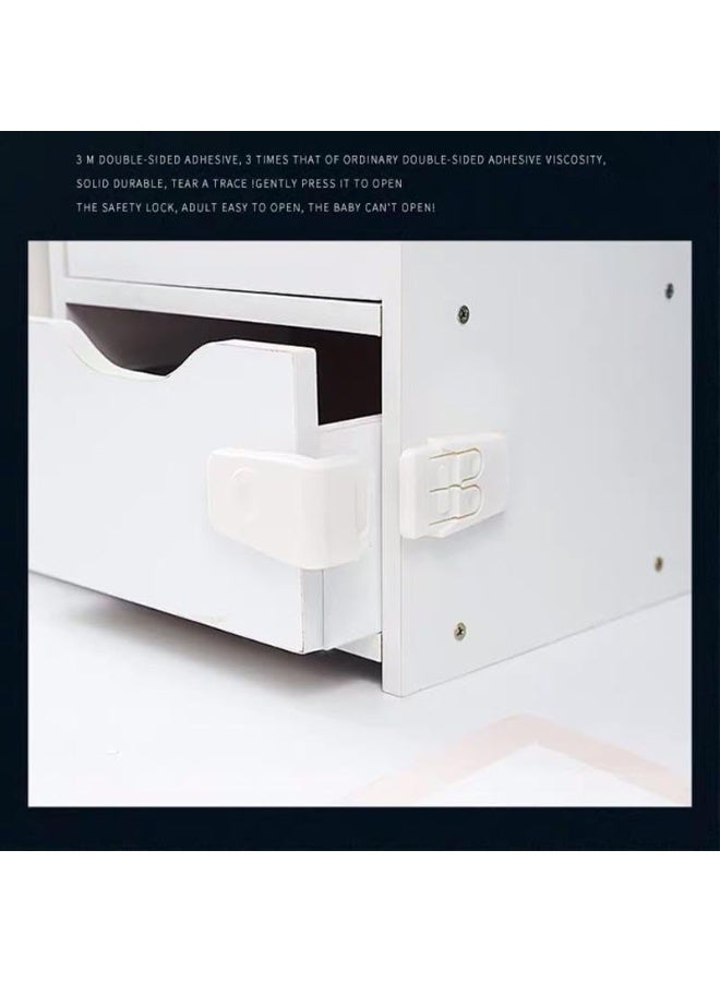 Rectangular Child Safety Drawer Lock - 2 Piece - Image 2