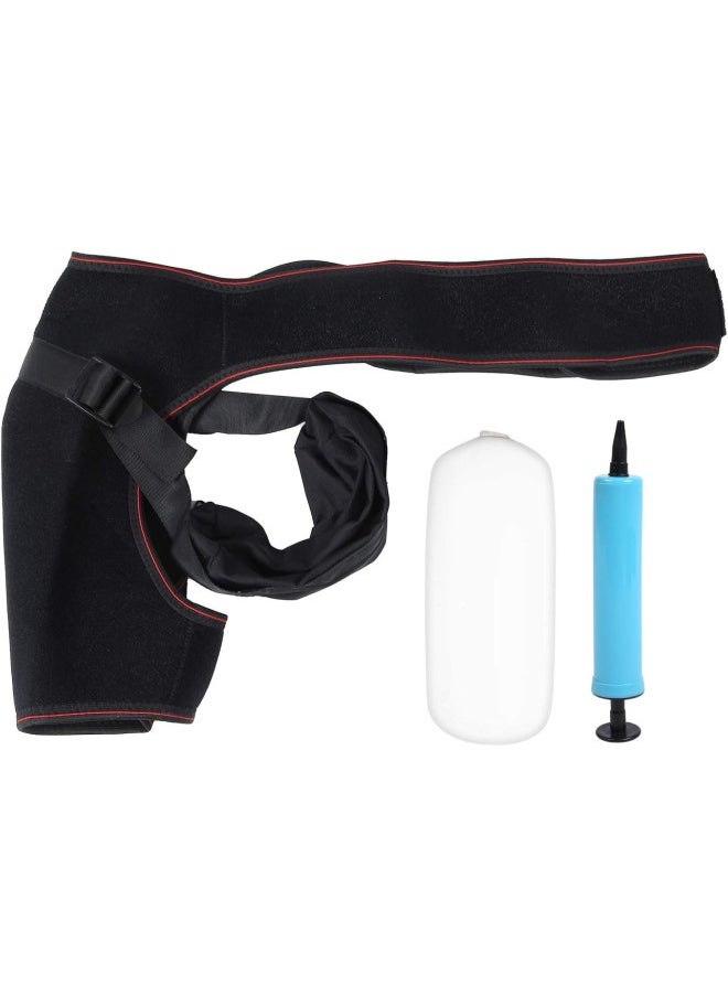 klarako - Shoulder Brace for Men and Women Shoulder Support Wrap Arm Sling Shoulder Stroke Hemiplegia Dislocation Recovery Tools with Inflatable Bag and Pump(Left) - Image 1