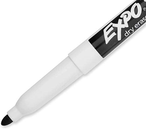 Expo 86001 Low Odor Dry Erase Marker, Black, 12 Packs of 12 Markers, 144 Total - Image 4