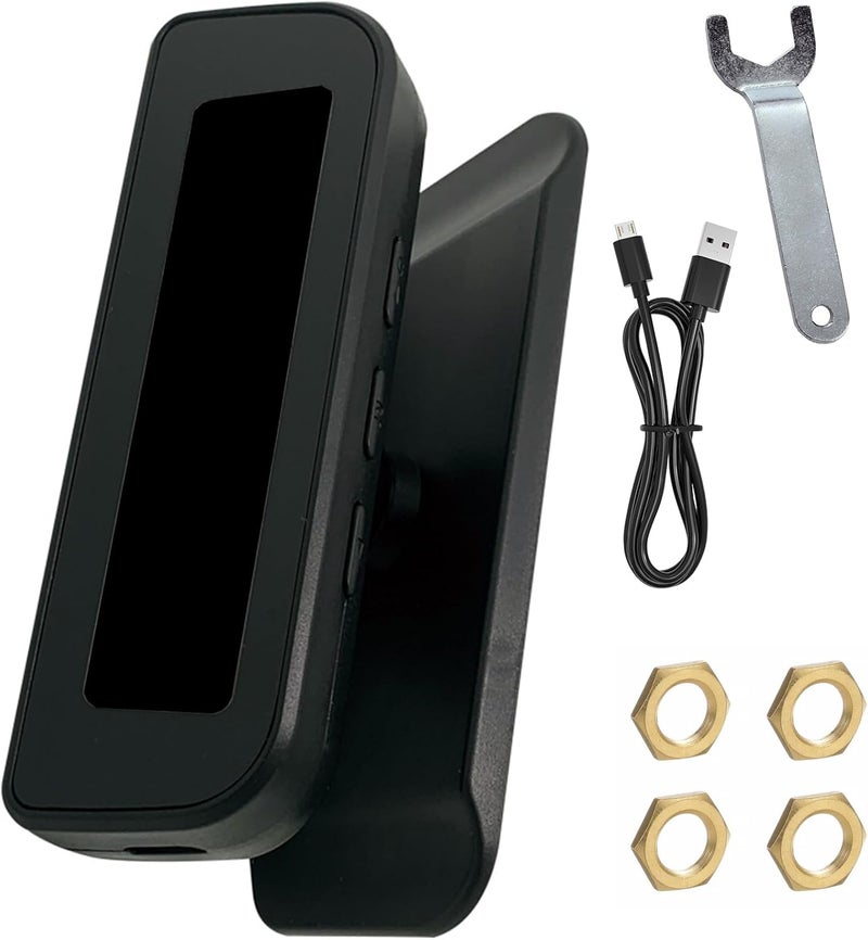 Multi-Vehicle Tire Alert Solar/USB Rechargeable 4 Sensors for Trailer Solar Rechargeable Tire Pressure Monitor - Image 4