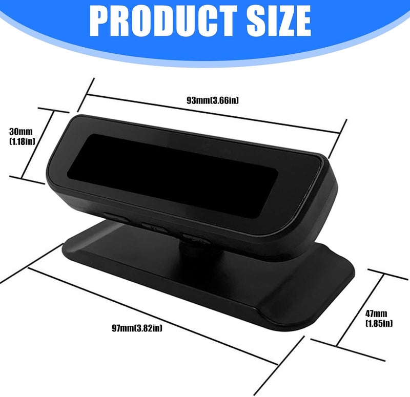 Multi-Vehicle Tire Alert Solar/USB Rechargeable 4 Sensors for Trailer Solar Rechargeable Tire Pressure Monitor - Image 3
