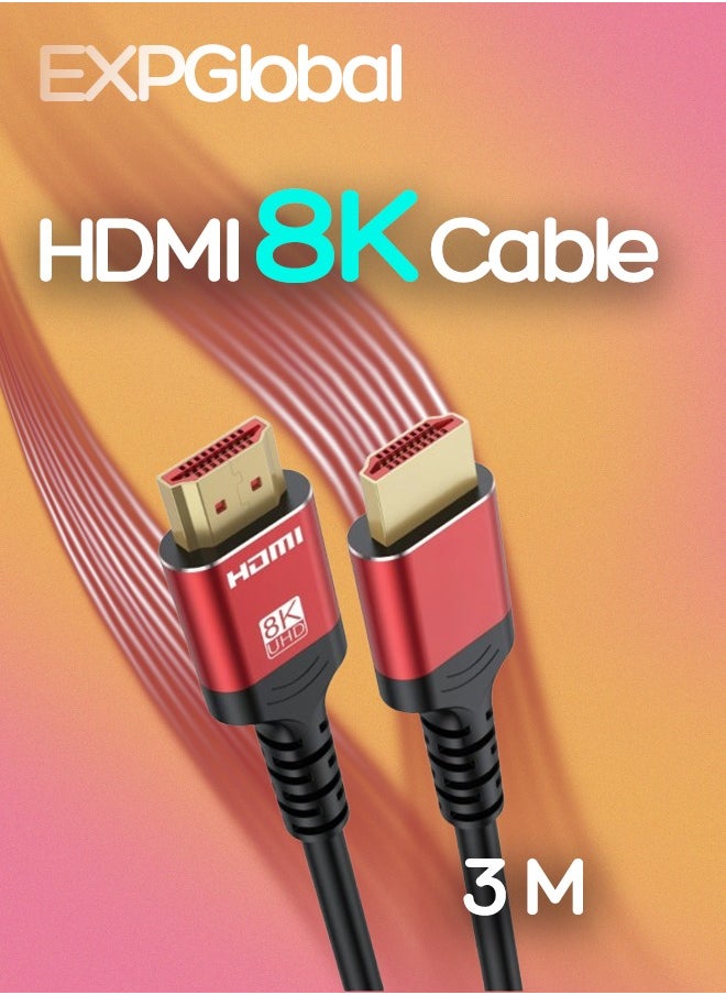 إكسبجلوبال - كابل HDMI ARC/eARC 8K HDMI لمكبرات الصوت 6.6 قدم، كابل HDMI 2.1 Dolby Atmos 48 جيجابت في الثانية HDMI عالي السرعة HDMI، 3 م - Image 1