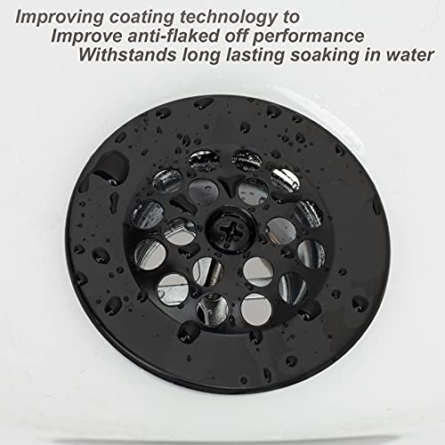 Artiwell Matte Black Trip Lever Tub Trim Kit Set with Trip Lever Overflow Face Plate, No putty Gasket,Trip Lever Bathtub Drain with Strainer, Overflow and Matching Screws, No putty installation By Artiwell - Image 3