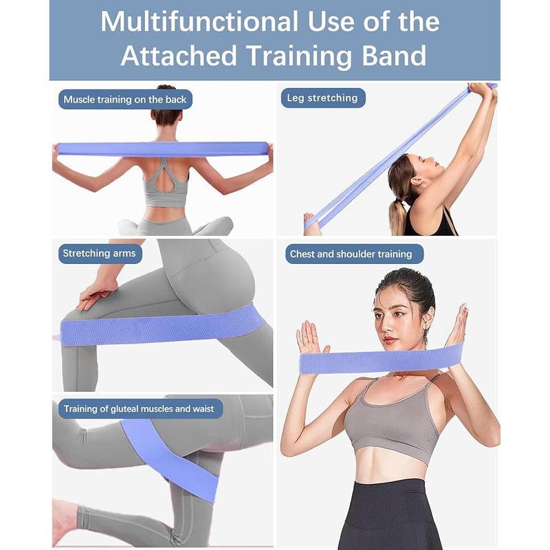 TINRIEF Pelvic Floor Exercise Devices 15-70 LB Adjustable Pelvic Floor Trainer Women Men, Kegel Exercise Equipment Inner Thigh Exerciser for Postpartum Recovery, Thigh and Pelvic Trainer with Band - Image 5