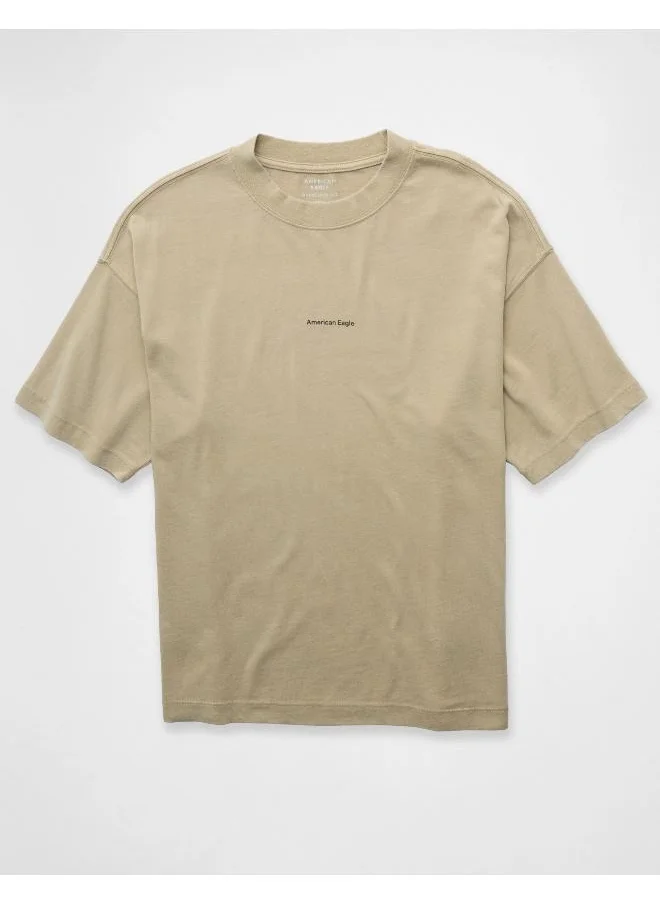 American Eagle AE Oversized Logo Graphic T-Shirt