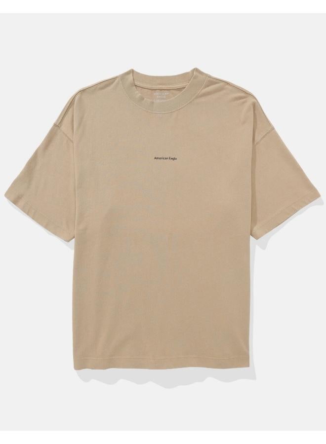 American Eagle AE Oversized Logo Graphic T-Shirt - Image 3