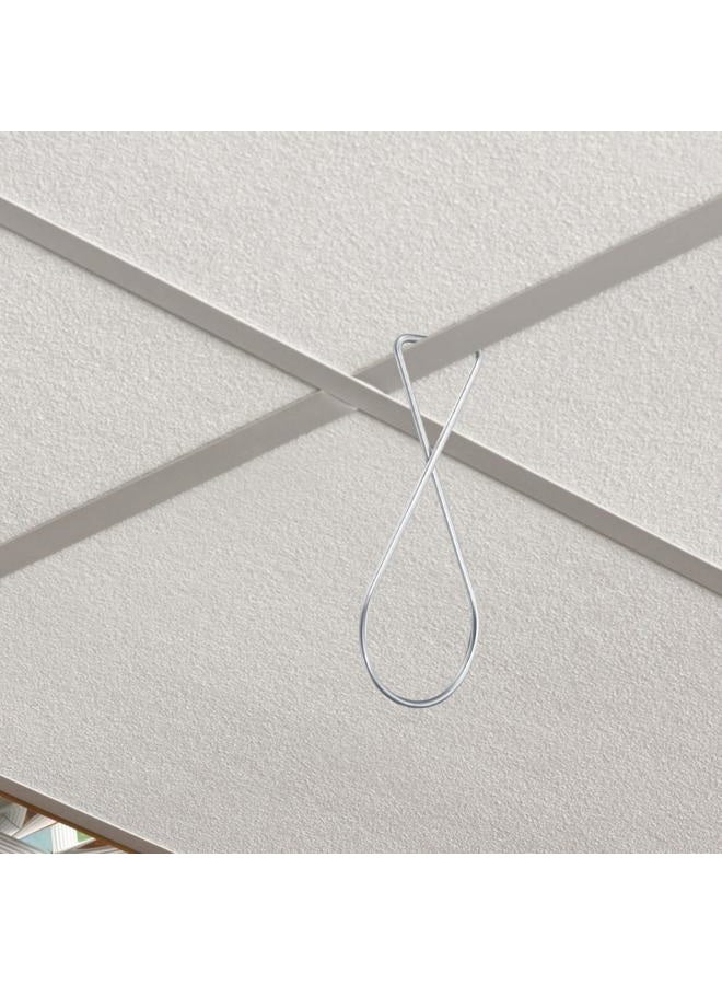 Outus Ceiling Hook Clips Ceiling Tile Hooks T-bar Clips Drop Ceiling Clips for Office, Classroom, Home and Wedding Decoration, Hanging Sign from Suspended Tile/Grid/Drop Ceilings (30) - Image 5