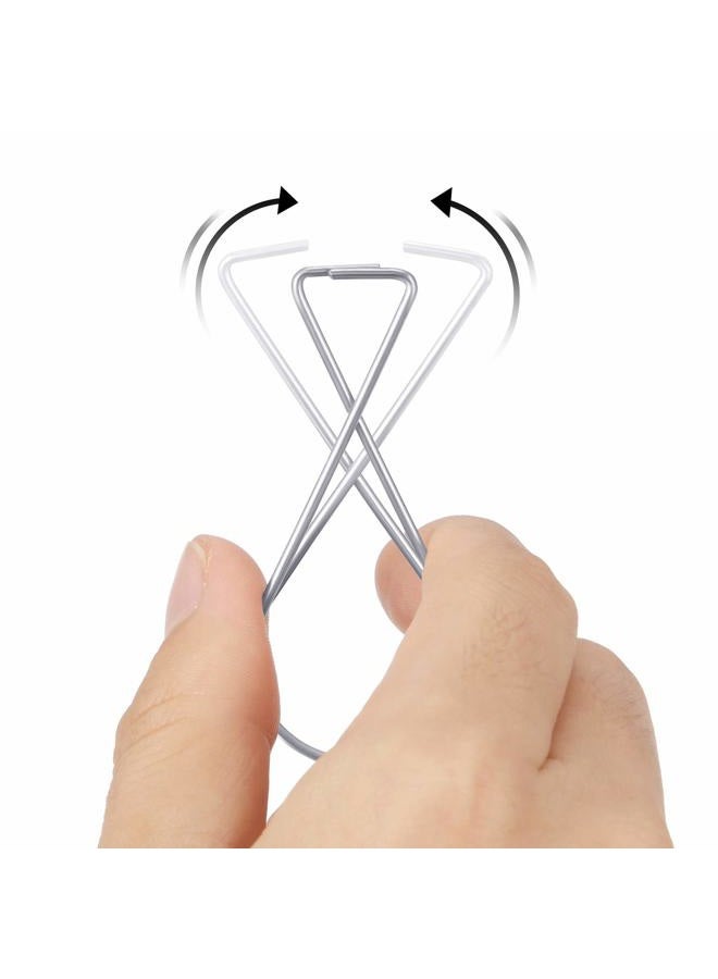 Outus Ceiling Hook Clips Ceiling Tile Hooks T-bar Clips Drop Ceiling Clips for Office, Classroom, Home and Wedding Decoration, Hanging Sign from Suspended Tile/Grid/Drop Ceilings (30) - Image 4