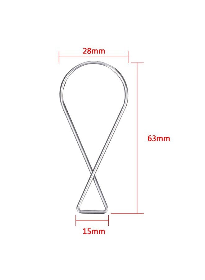 Outus Ceiling Hook Clips Ceiling Tile Hooks T-bar Clips Drop Ceiling Clips for Office, Classroom, Home and Wedding Decoration, Hanging Sign from Suspended Tile/Grid/Drop Ceilings (30) - Image 3