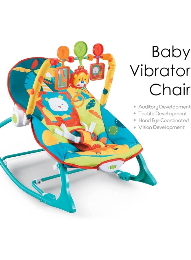 Tiibaby Musical Baby Rocker | Rocking Chair for Infants to Toddlers | with Vibrating Rocking and Soothing Toys for Toddlers | Suitable from Birth - Image 2