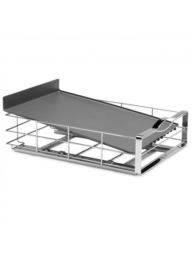 simplehuman Simplehuman 14 Inch Pull-Out Cabinet Organizer, Heavy-Gauge Steel Frame  - Image 2