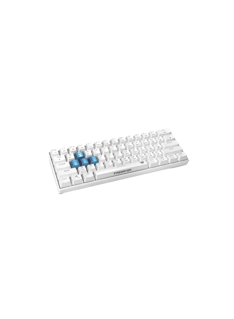 Acer Predator Aethon 330 TKL, US Layout, Kailh Switches, RGB, 19 Backlight Effects,  100% Anti-Ghosting, Programmable, Key Lock, Wired & Bluetooth, White - Image 1