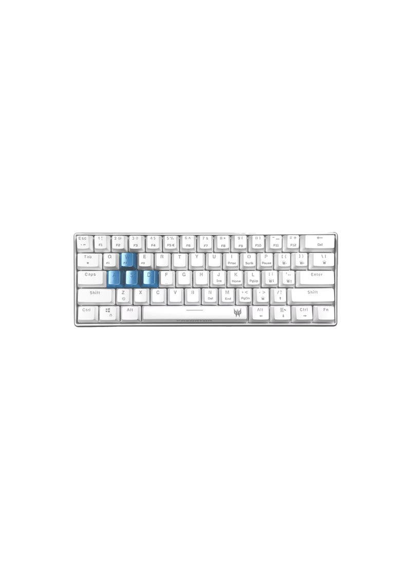 Acer Predator Aethon 330 TKL, US Layout, Kailh Switches, RGB, 19 Backlight Effects,  100% Anti-Ghosting, Programmable, Key Lock, Wired & Bluetooth, White - Image 4
