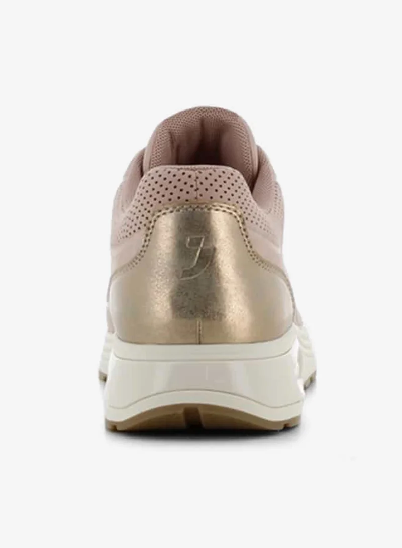 SJ Women's Textured Sneakers with Lace-Up Closure