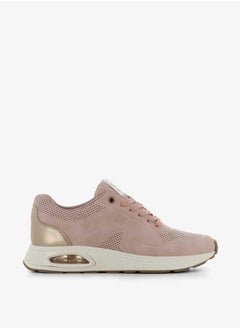SJ Women's Textured Sneakers with Lace-Up Closure  - Image 2