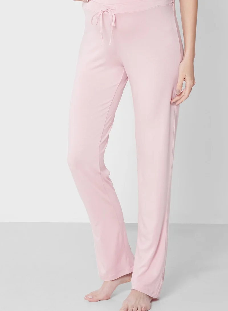 Catherine Lace Detail Top & Pyjama Set