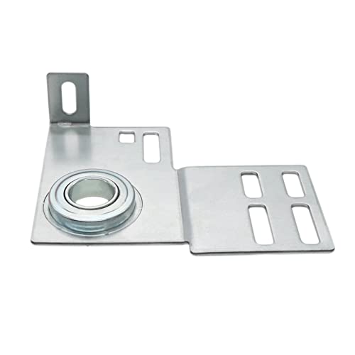 Xadnitu End Bearing Plates Brackets, Garage Door Parts Torsion Spring Residential Bracket with Bearings 3 3/8 Inch, for 2" Track Wood or Steel Doors (Pair) - Image 5