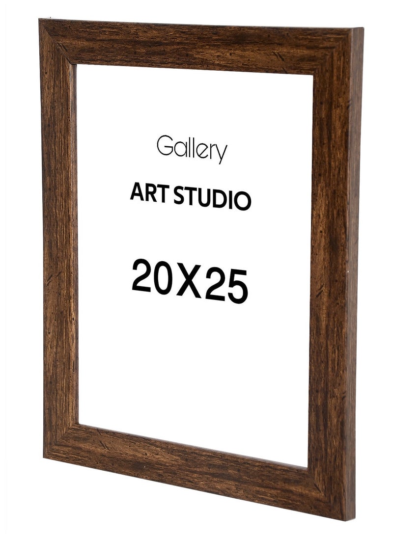 Generic - Photo Frame, Wall & Tabletop , 20x25 CM (Brown) - Image 1