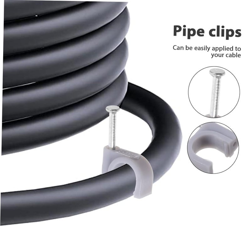 خط فولاذي لمسمار بطاقة شريط نصف سلك كابل مع ترقية حامل مسامير تثبيت إجهاد دبوس خرطوم كبس حبل مشابك - Image 4