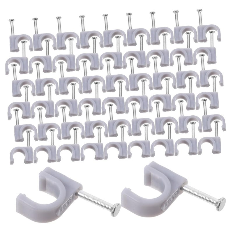 خط فولاذي لمسمار بطاقة شريط نصف سلك كابل مع ترقية حامل مسامير تثبيت إجهاد دبوس خرطوم كبس حبل مشابك - Image 1