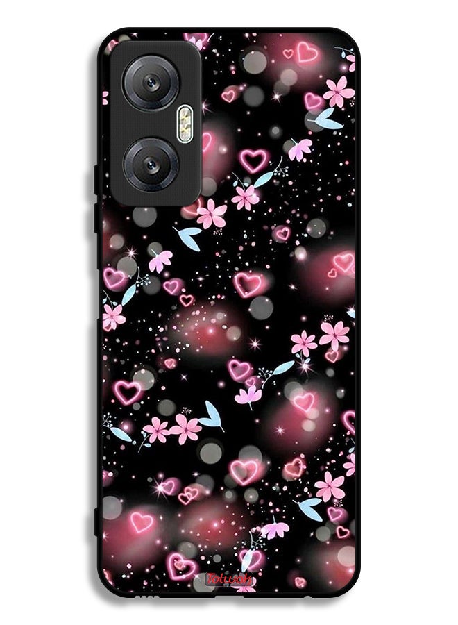 Tolwak Infinix Hot 20 5G Protective Case Cover Small Hearts And Flowers - Image 2