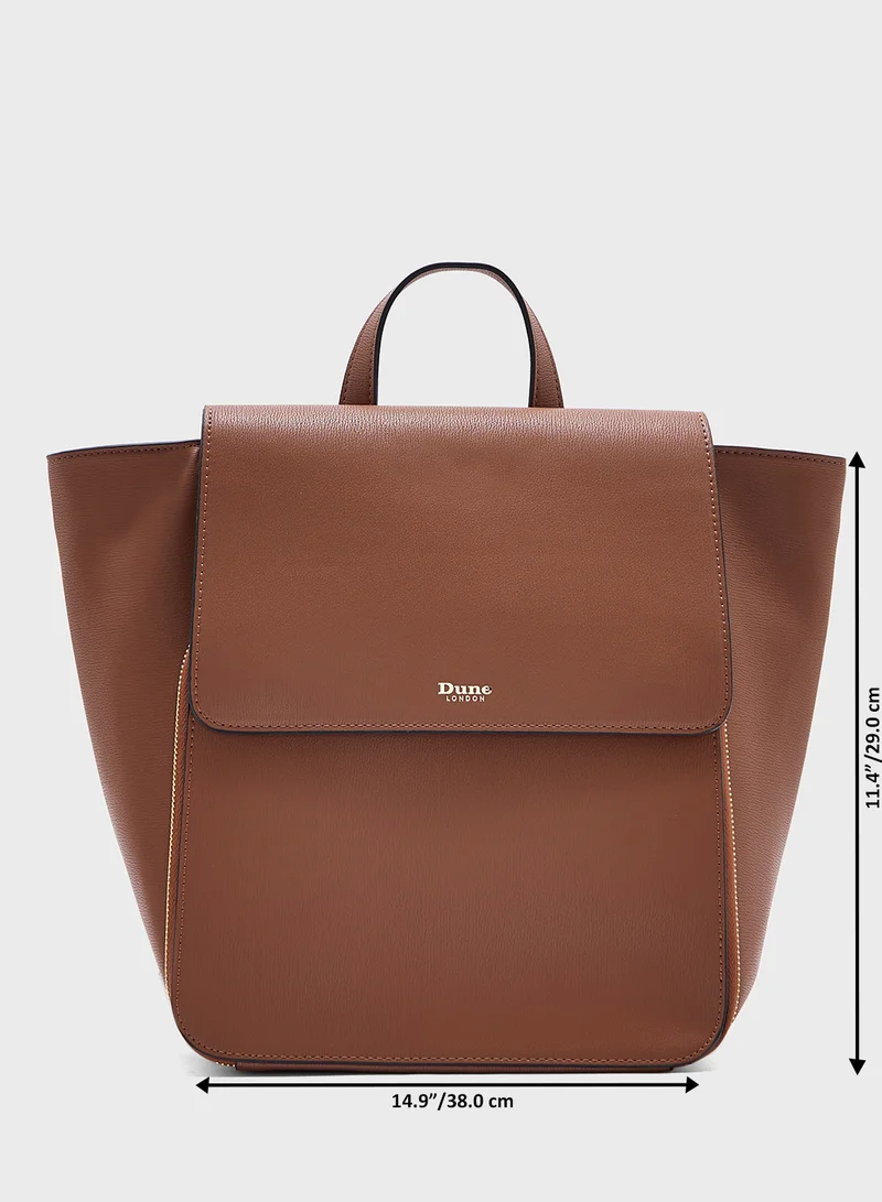 Dune LONDON Driven Large Winged Backpack