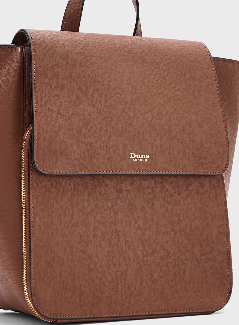 Dune LONDON Driven Large Winged Backpack