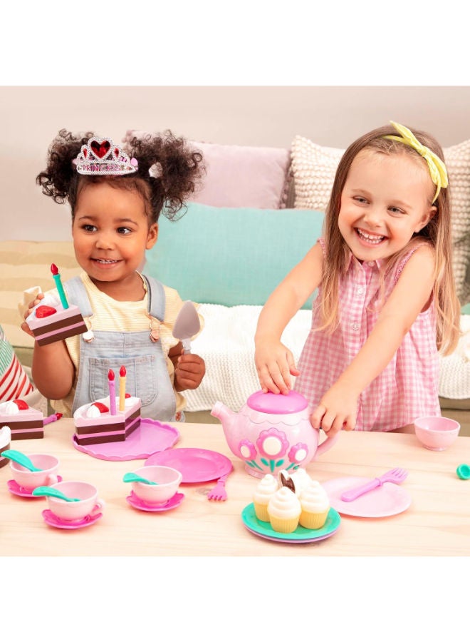 باتات كعكة عيد الميلاد - ملحقات الأطباق والشموع (24 قطعة) - Image 2